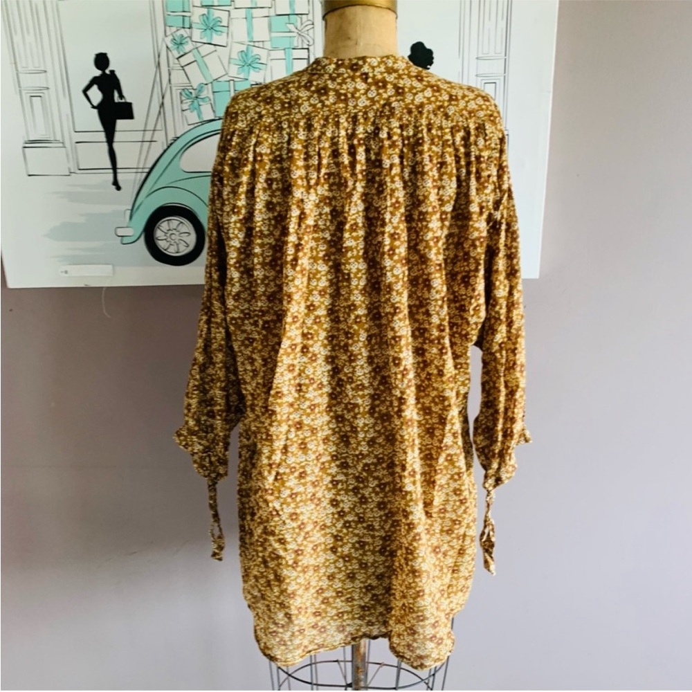 Doen Long Sleeve Cotton Mini Dress - Picture 4 of 8